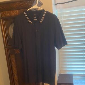 BOSS Men's Polo Shirt with White Trim